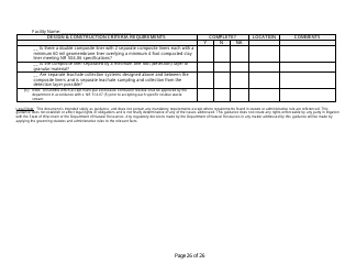 Design and Construction Criteria Completeness Checklist - Wisconsin, Page 26