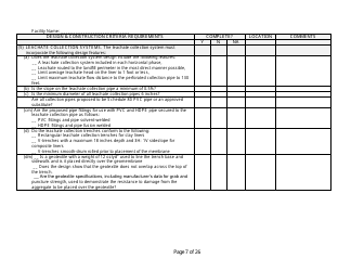 Design and Construction Criteria Completeness Checklist - Wisconsin, Page 7