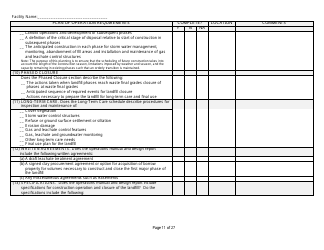 Plan of Operation Completeness Checklist - Wisconsin, Page 11