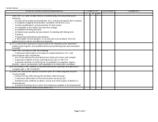 Plan of Operation Completeness Checklist - Wisconsin, Page 15