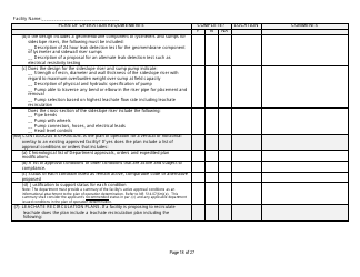 Plan of Operation Completeness Checklist - Wisconsin, Page 18