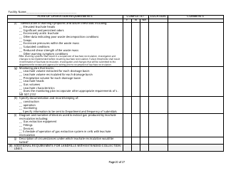 Plan of Operation Completeness Checklist - Wisconsin, Page 20