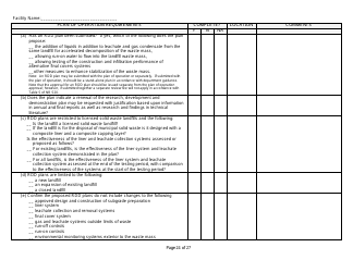 Plan of Operation Completeness Checklist - Wisconsin, Page 24