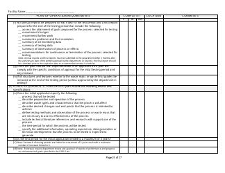 Plan of Operation Completeness Checklist - Wisconsin, Page 25
