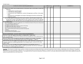 Plan of Operation Completeness Checklist - Wisconsin, Page 27