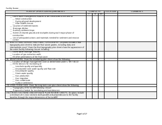 Plan of Operation Completeness Checklist - Wisconsin, Page 5