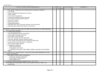 Plan of Operation Completeness Checklist - Wisconsin, Page 8