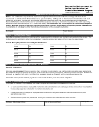 Form 8700-366 Request for Disbursement for Private Lead Service Line Financial Assistance Program - Wisconsin, Page 3