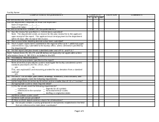 Initial Site Report Completeness Checklist - Wisconsin, Page 2