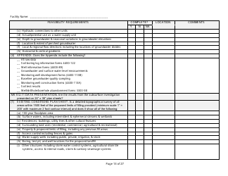 Feasibility Report Completeness Checklist - Wisconsin, Page 13