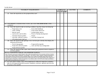 Feasibility Report Completeness Checklist - Wisconsin, Page 17