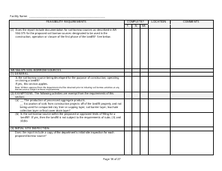 Feasibility Report Completeness Checklist - Wisconsin, Page 18