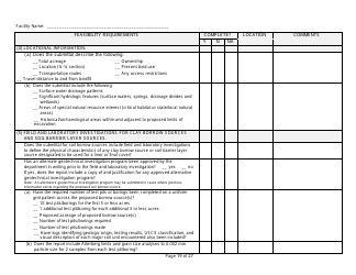 Feasibility Report Completeness Checklist - Wisconsin, Page 19