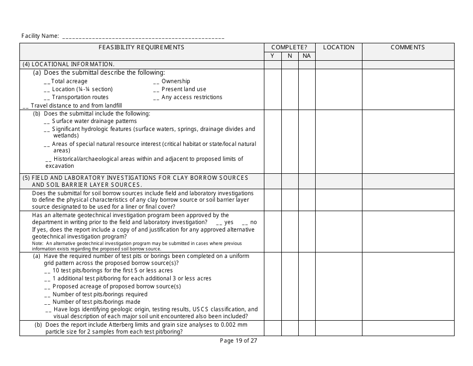 Wisconsin Feasibility Report Completeness Checklist - Fill Out, Sign ...