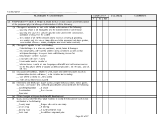 Feasibility Report Completeness Checklist - Wisconsin, Page 22