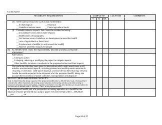 Feasibility Report Completeness Checklist - Wisconsin, Page 24