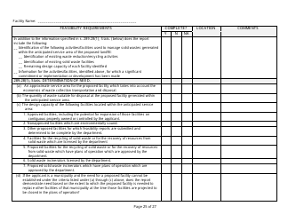 Feasibility Report Completeness Checklist - Wisconsin, Page 25