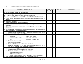 Feasibility Report Completeness Checklist - Wisconsin, Page 2