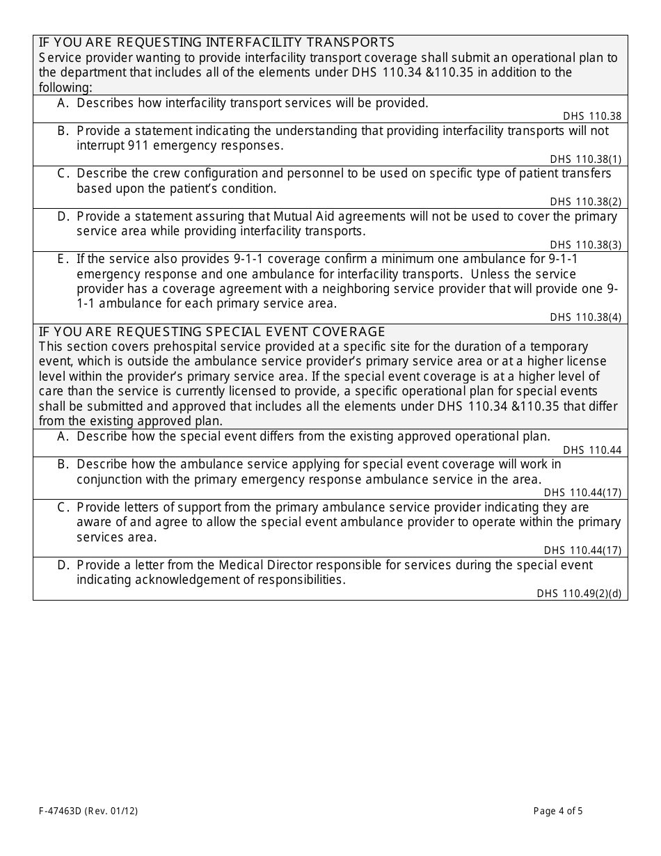 Form F-47463D Intermediate Operational Plan Components - Wisconsin, Page 4