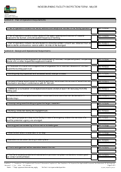 Woodburning Facility Inspection Form - Major - Wisconsin, Page 2