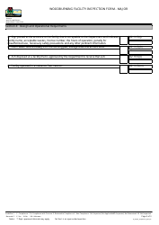 Woodburning Facility Inspection Form - Major - Wisconsin, Page 3
