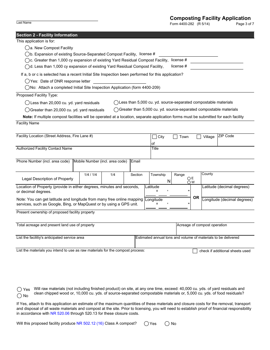 Form 4400-282 - Fill Out, Sign Online and Download Fillable PDF ...