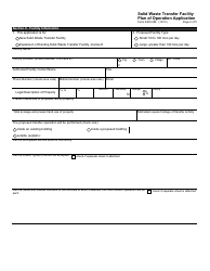 Form 4400-284 Solid Waste Transfer Facility Plan of Operation Application - Wisconsin, Page 2