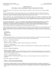 Document preview: Instructions for Form F-11136 Personal Care Addendum - Wisconsin