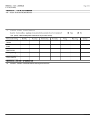 Form F-11136 Personal Care Addendum - Wisconsin, Page 3