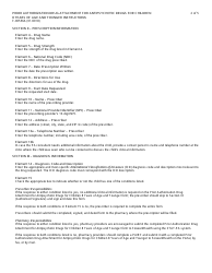 Instructions for Form F-00556 Prior Authorization Drug Attachment for Antipsychotic Drugs for Children 8 Years of Age and Younger - Wisconsin, Page 2