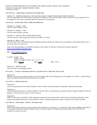 Instructions for Form F-00556 Prior Authorization Drug Attachment for Antipsychotic Drugs for Children 8 Years of Age and Younger - Wisconsin, Page 3