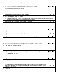 Form F-00273 Behavioral Health Services Initial Certification Application - DHS 94 Patient Rights and Resolution of Patient Grievances - Wisconsin, Page 11