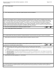 Form F-00273 Behavioral Health Services Initial Certification Application - DHS 94 Patient Rights and Resolution of Patient Grievances - Wisconsin, Page 5