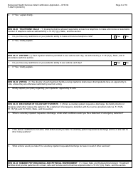 Form F-00273 Behavioral Health Services Initial Certification Application - DHS 94 Patient Rights and Resolution of Patient Grievances - Wisconsin, Page 9