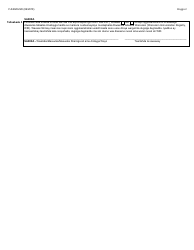Form F-04020L Student Immunization Record - Wisconsin (Somali), Page 2