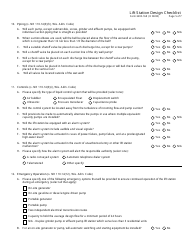 Form 3400-168 Lift Station Design Checklist - Wisconsin, Page 5