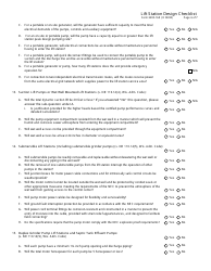 Form 3400-168 Lift Station Design Checklist - Wisconsin, Page 6