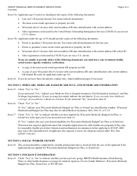 Instructions for Form F-01187 Wisconsin Hemophilia Home Care Program Financial Need Statement - Wisconsin, Page 2