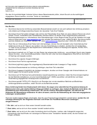 Form F-16038 Administrative Disqualification Hearing Notice - Wisconsin (German), Page 2