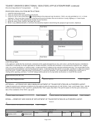 Form DT1864 Tourist Oriented Directional Sign (Tods) Application/Permit - Wisconsin, Page 2