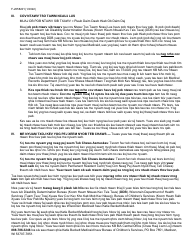 Instructions for Form F-20582 Medicaid - Katie Beckett Program Application - Wisconsin (Hmong), Page 2