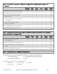 Form F-01389A Mhsip Youth Satisfaction Survey - Wisconsin (Khmer), Page 2