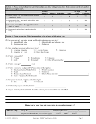 Form F-01389A Mhsip Youth Satisfaction Survey - Wisconsin, Page 2