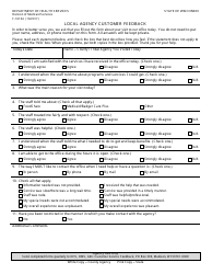 Document preview: Form F-16104 Local Agency Customer Feedback - Wisconsin