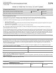 Document preview: Form F-16022 Social Security Number Referral - Wisconsin (Hmong)