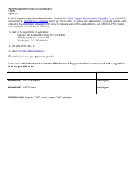 Form F-00136 Foodshare Employment and Training (Fset) Program Participation Agreement - Wisconsin, Page 2