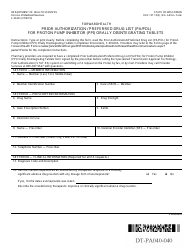 Document preview: Form F-00433 Prior Authorization/Preferred Drug List (Pa/Pdl) for Proton Pump Inhibitor (Ppi) Orally Disintegrating Tablets - Wisconsin