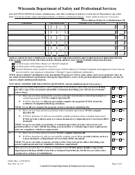 Form 3085 Wisconsin Department of Safety and Professional Services - Wisconsin, Page 4