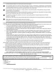 Form CV-403 Temporary Restraining Order (Temporary Order of Protection) and Notice of Injunction Hearing (Domestic Abuse - 30709) - Wisconsin (English/Hmong), Page 4