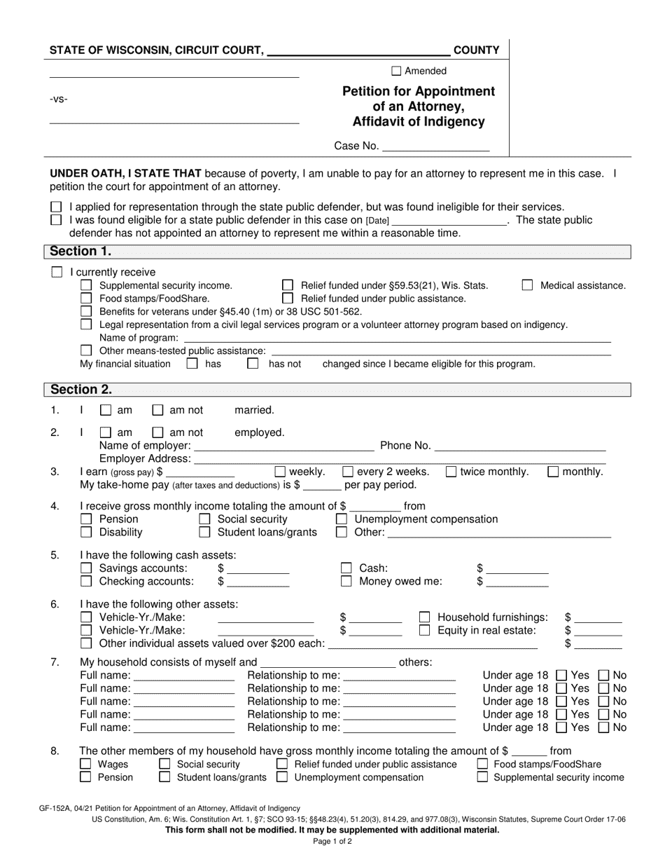 Affidavit Of Indigency Form Florida Fill Online Print 9535